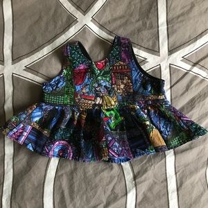 AG Threads Beauty and the Beast Peplum top